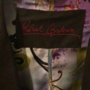 Robert Graham Casual Blazer L ( about 42R) Brown